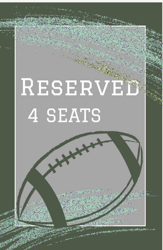 4 Championship game Reerved Seats