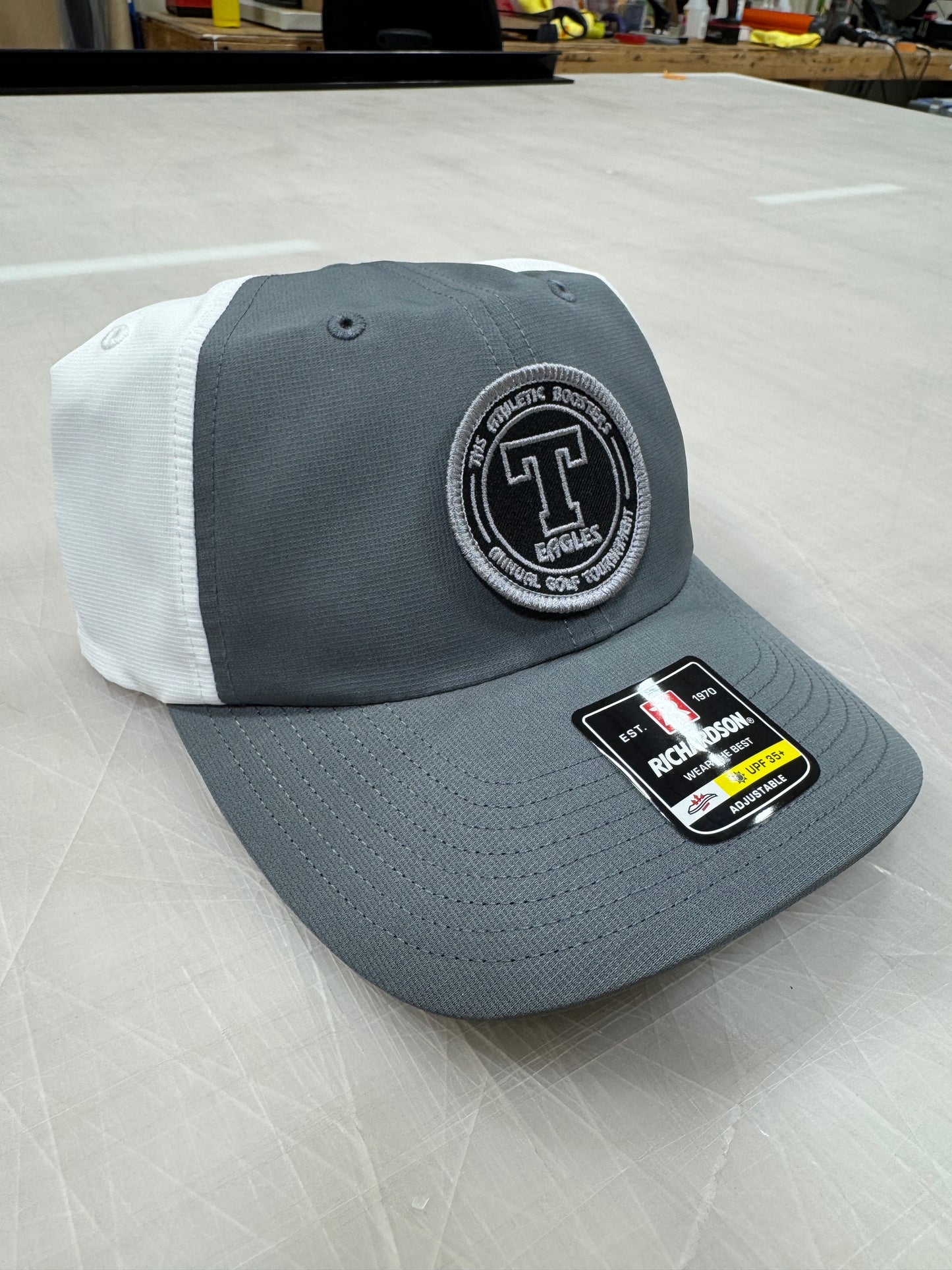 Richardson Dark Grey & White Golf Hat