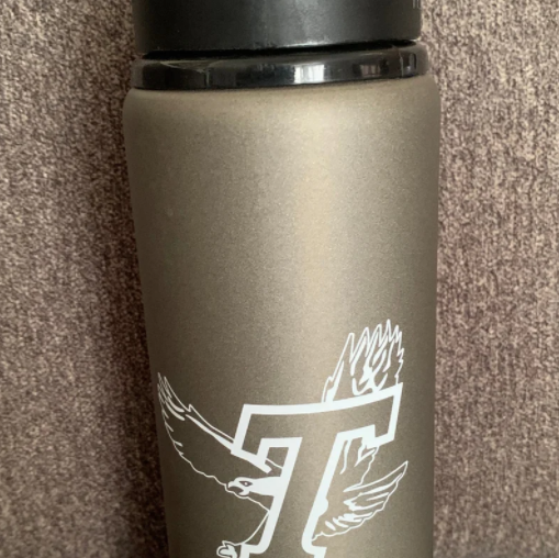 Eagles Stainless Water Bottle with Straw Lid